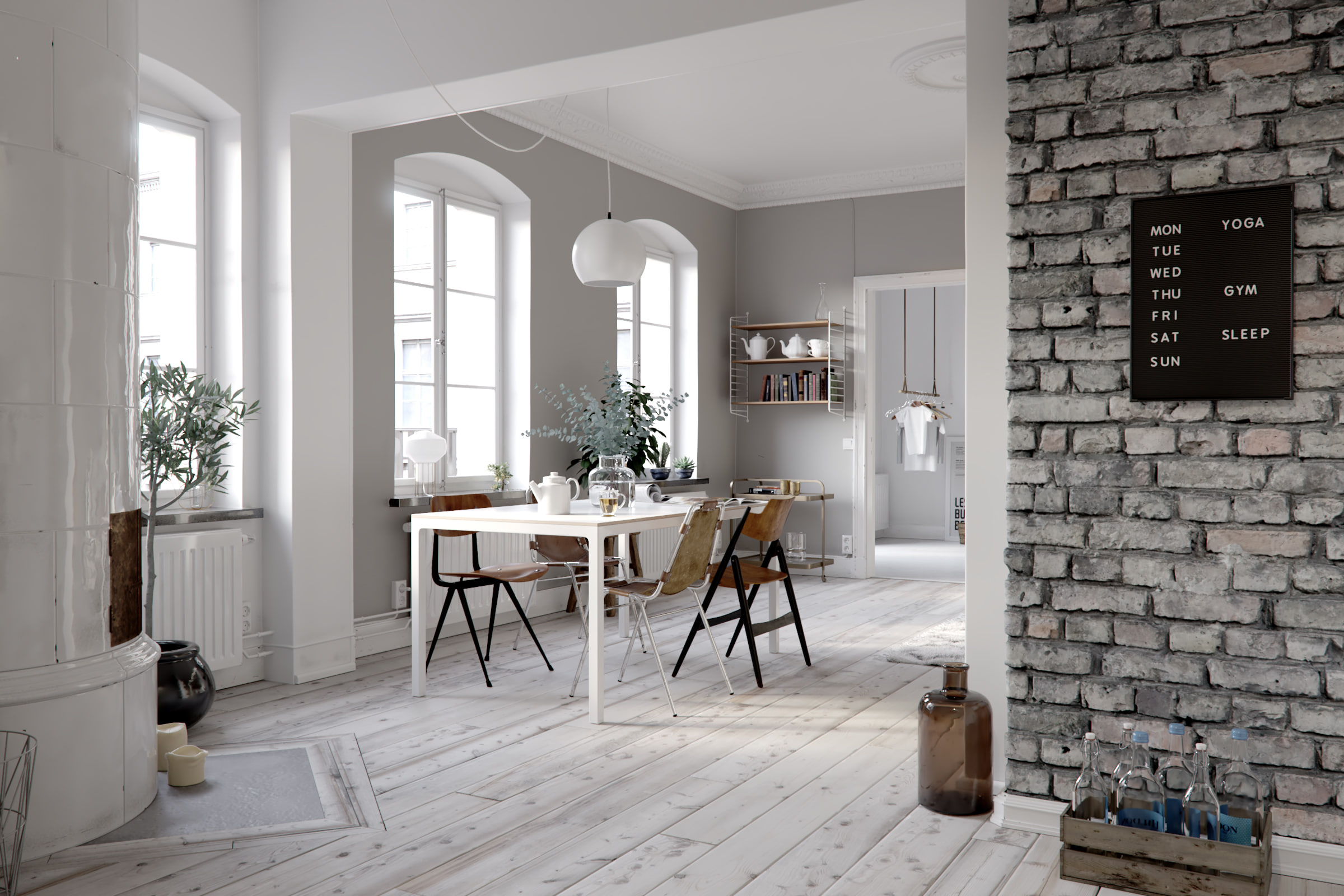 Swedish Flat 3D Model