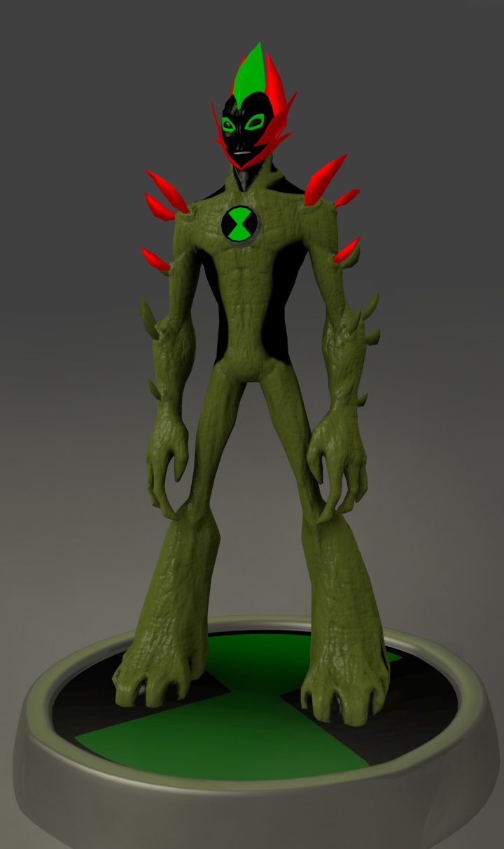 3D Swampfire Free 3D Model