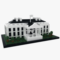 The White House LEGO 3D Model
