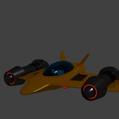 Personal Spaceship						 Free 3D Model