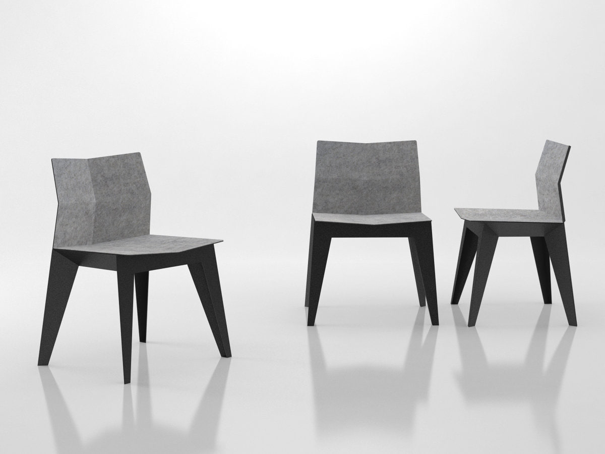 E2 Chair model Free 3D Model