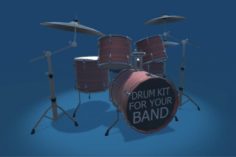 Drum Kit For Your Band 3D Model
