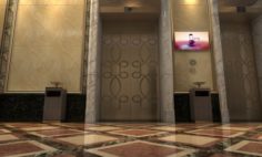 Elevator hall 3D Model