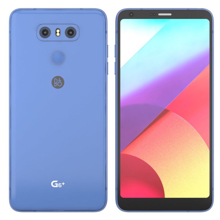 LG G6+ Optical Marine Blue 3D Model