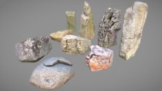 9 Stones 3D Model