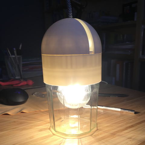 Lamp pot of jam 3D Print Model