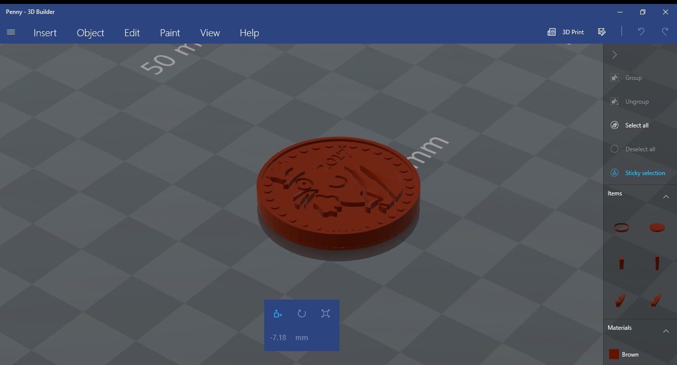 Spongebob Penny 3D model 3D Model