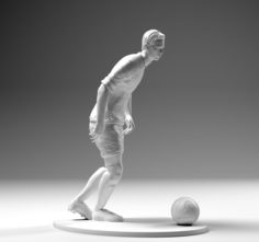 Footballer 02 Prepare To Footstrike 04 Stl 3D Model