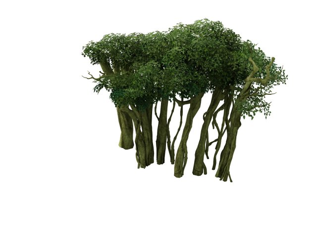 Game Model – Forest – Tree 14 3D Model