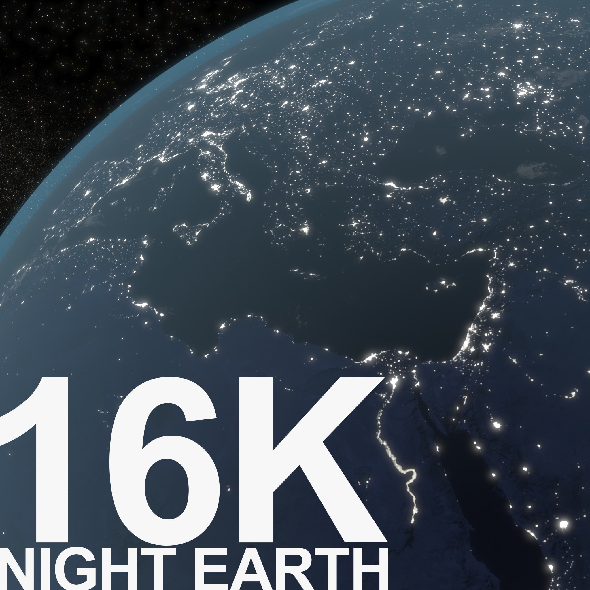 Night Earth 3D 3D Model