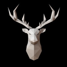 Deer Head 3D Model