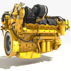 3D Turbo Diesel Engine model 3D Model