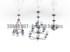 Hinkley Thistledown 4173Vz 4179VZ 4505VZ Chandelier 3D Collection