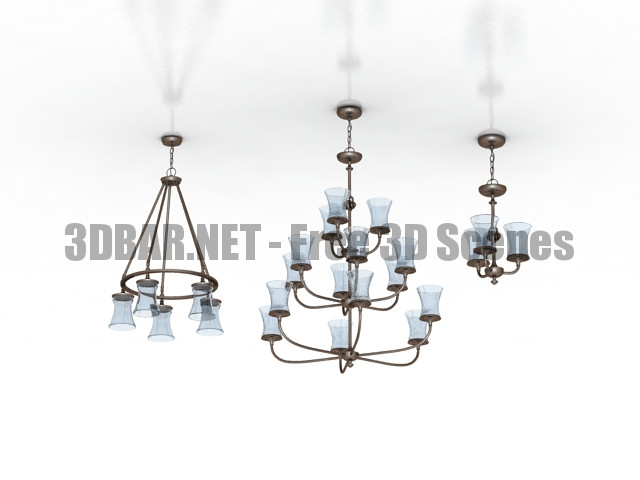 Hinkley Thistledown 4173Vz 4179VZ 4505VZ Chandelier 3D Collection