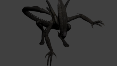 Xenomorph from the game Aliens vs Predators 3D Model