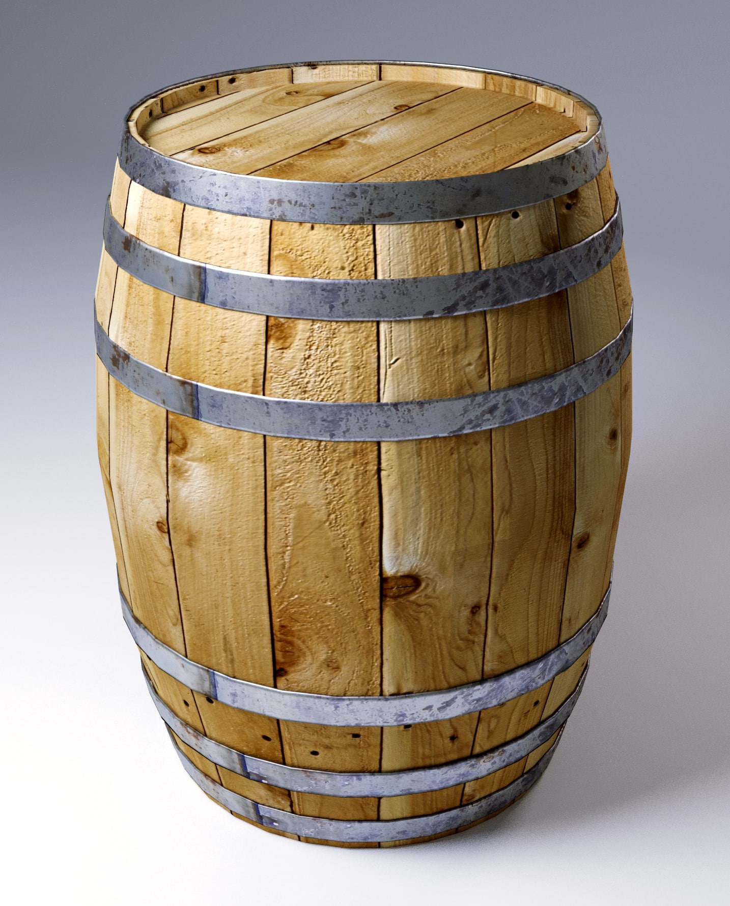 3D model Barrel Free 3D Model