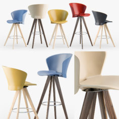 Calligaris Bahia w stool 3D Model