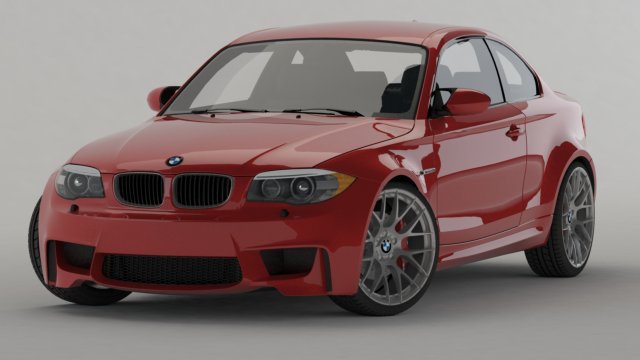 BMW 1 Series M Coupe 2011 3D Model