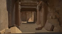 A 3D model of the ancient passageway building 3D Model