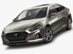 Hyundai Sonata 2018 3D Model