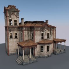 Abandoned House H2x 3D Model