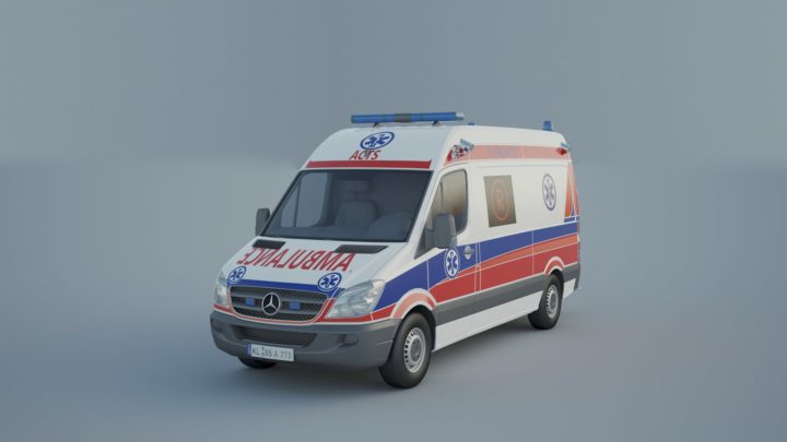 ambulance_benz 3D model 3D Model