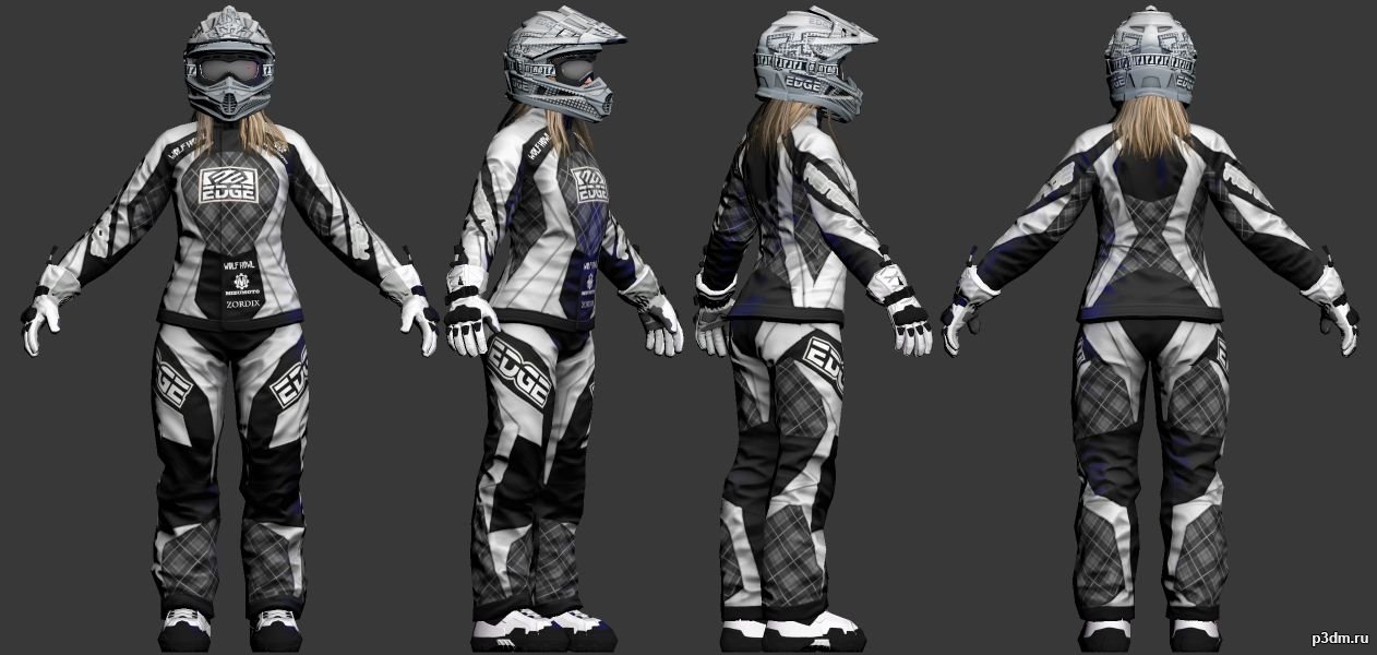 Female Prefab 3D Model