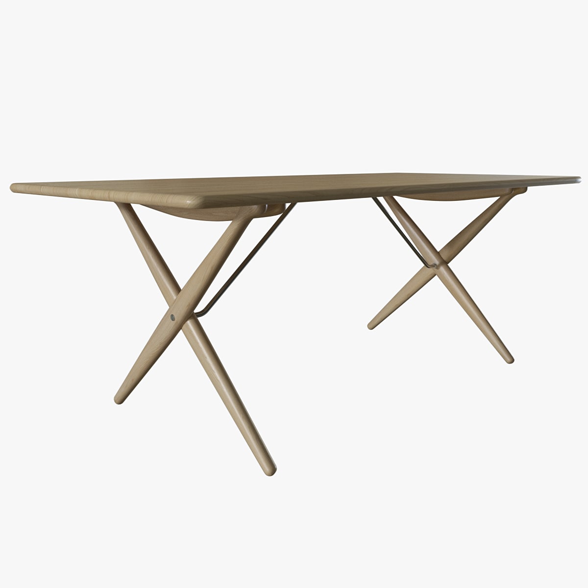 3D Hans J.Wegner crosslegged table 3D Model