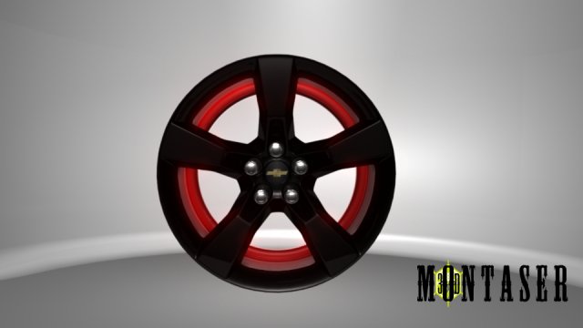 HQ camaro wheel 2010 3D Model