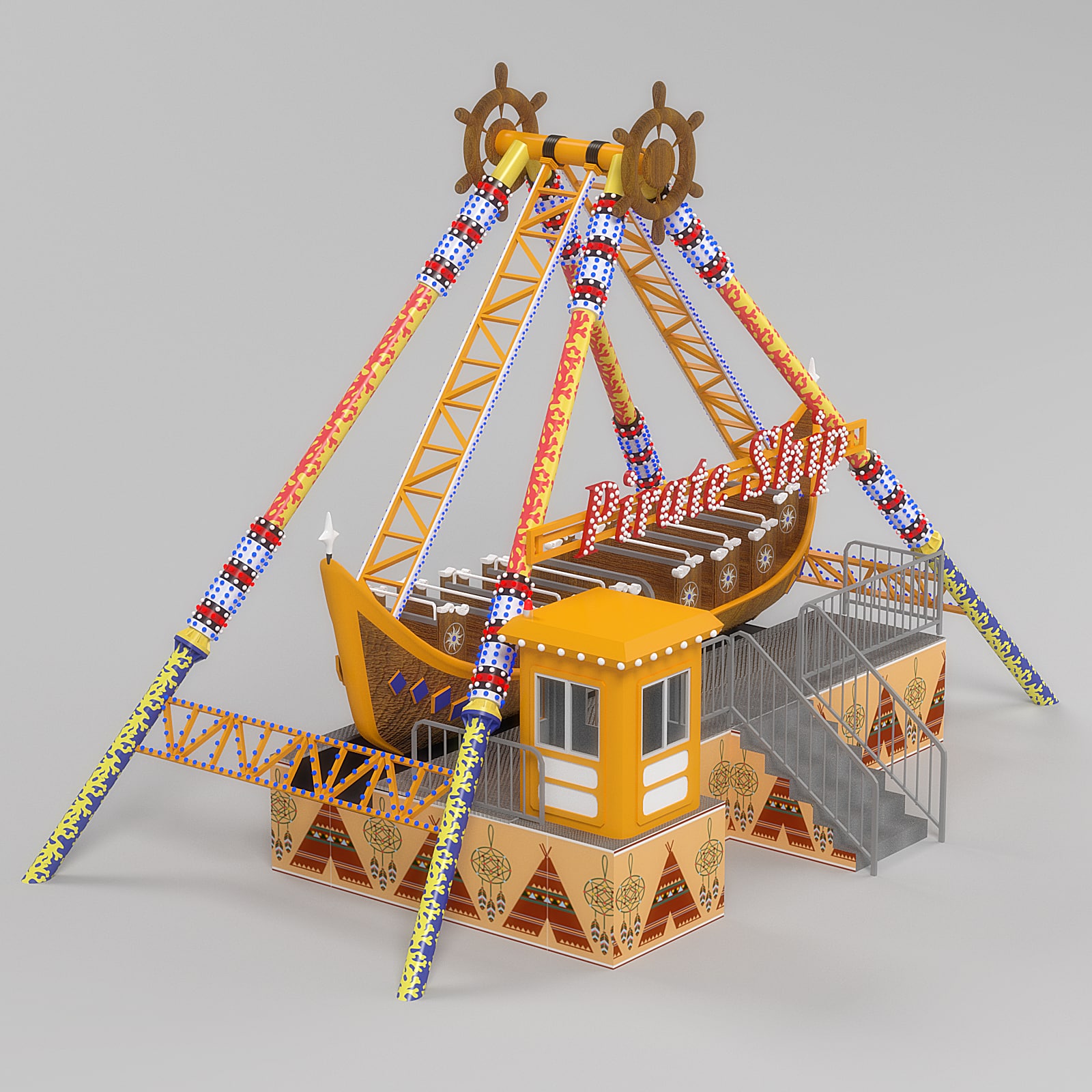 3D model Corsair Boat 3D Model