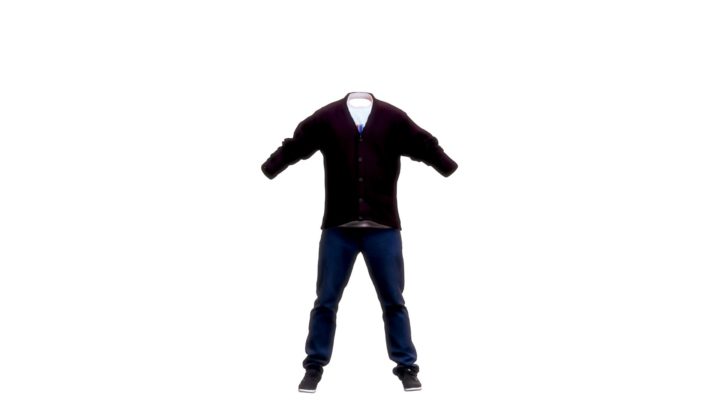 3D Man Clothes Scan – 287MBody Set 3D Model