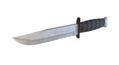 KA-BAR Knife_lowpoly 3D Model