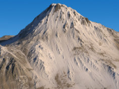 3D model Snowy Mountain Displacement map 3D Model
