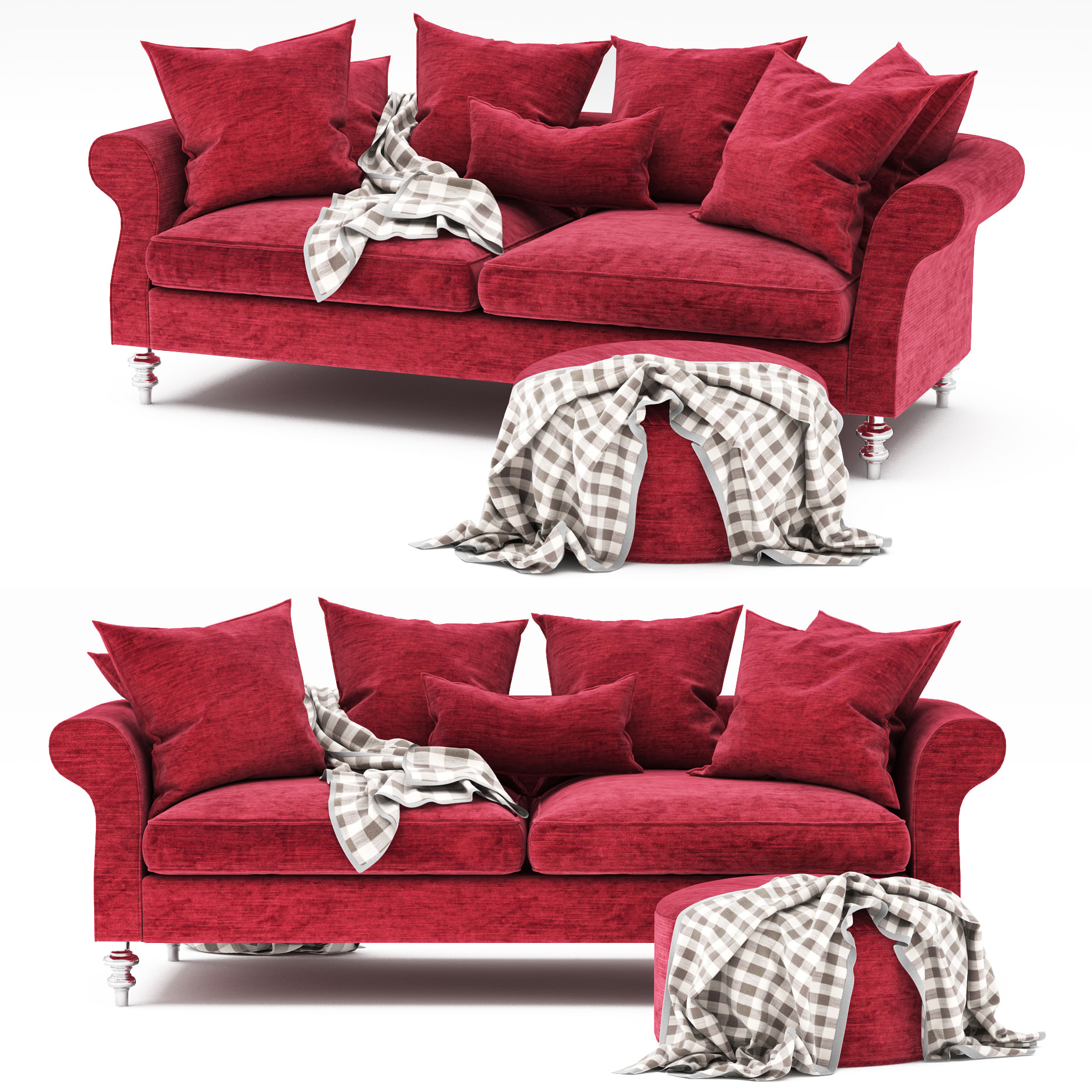 3D OPIUM sofa model 3D Model