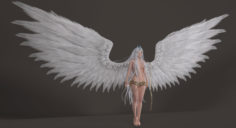 Evora Angel Female Character 3D model 3D Model