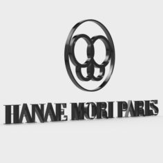 Hanae mori logo 3D Model