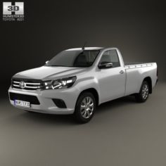 Toyota Hilux Single Cab SR 2015 3D Model