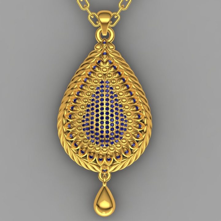 3D model Necklace pendant 3D Model