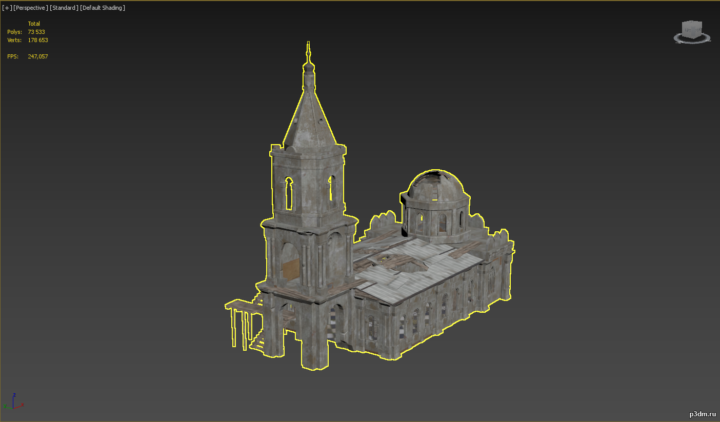 Pubg Church 3D Model