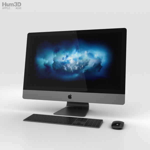 Apple iMac Pro 3D Model