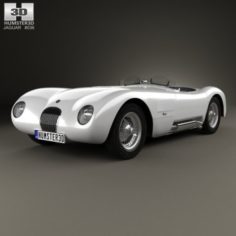 Jaguar C-Type 1951 3D Model