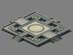 Beijing City Planning – City Center Decoration Platform 3D Model