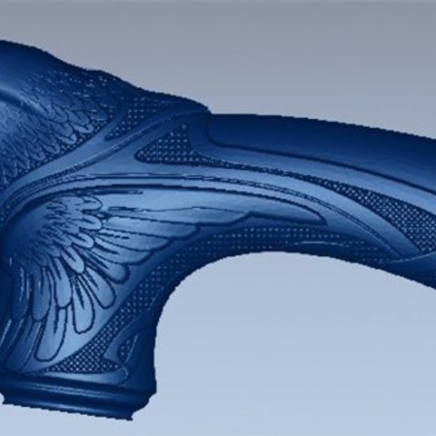Eagle handle 3D Print Model