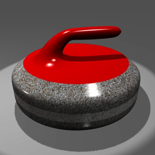 CURLING STONE						 Free 3D Model