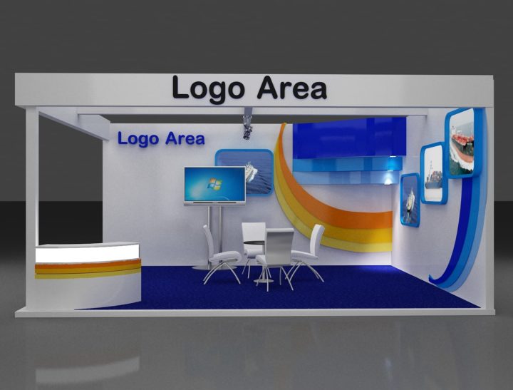 Booth Exhibition Stand 3D Model