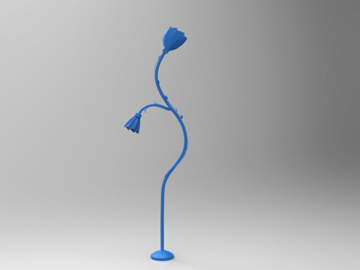 floor lamp mother and child 3D Model