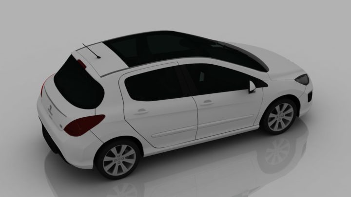 Peugeot 308 3D Model