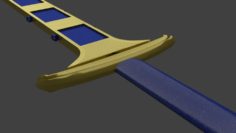 3D Normal Sword With Sheath 3D Model