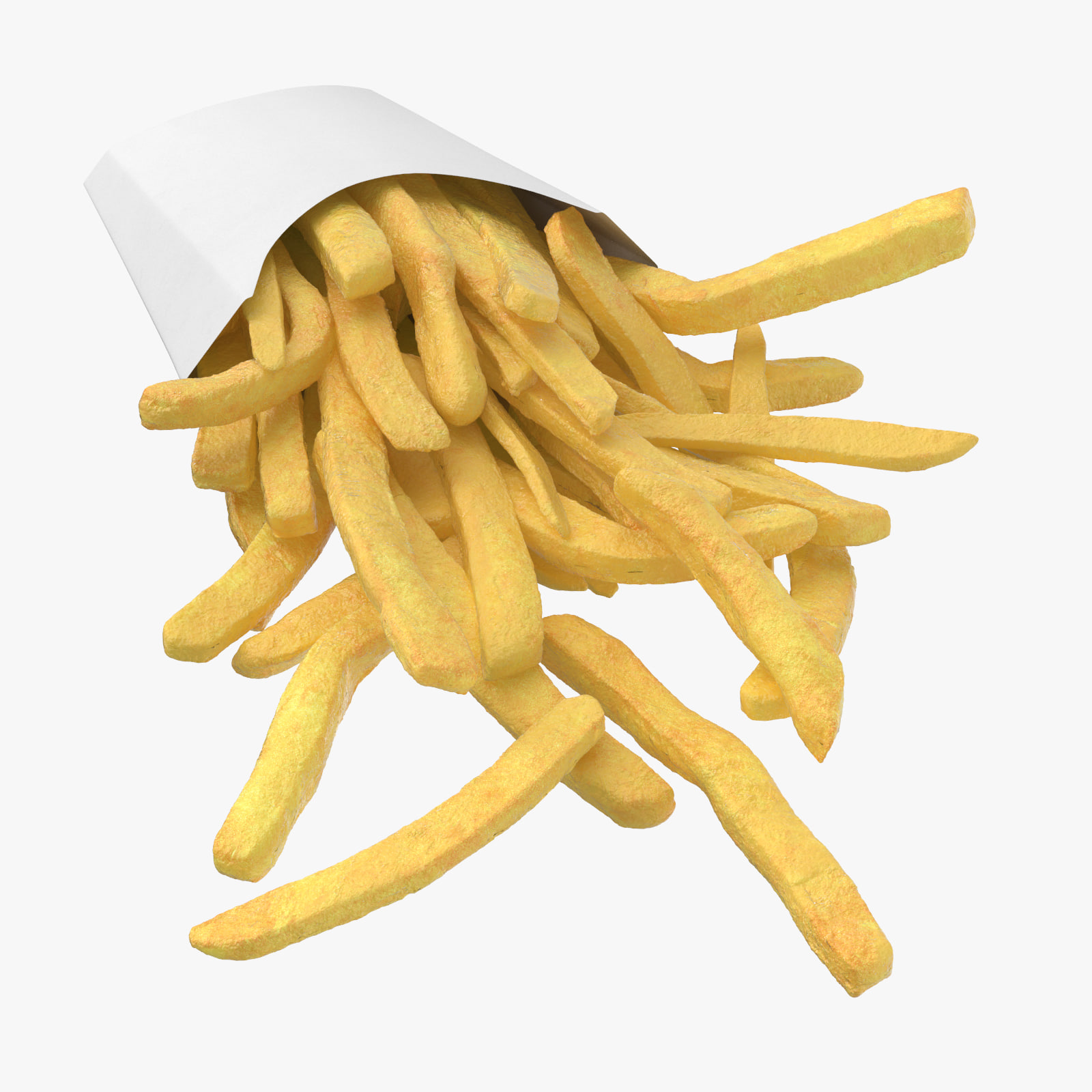 Fries Box 02 3D Model
