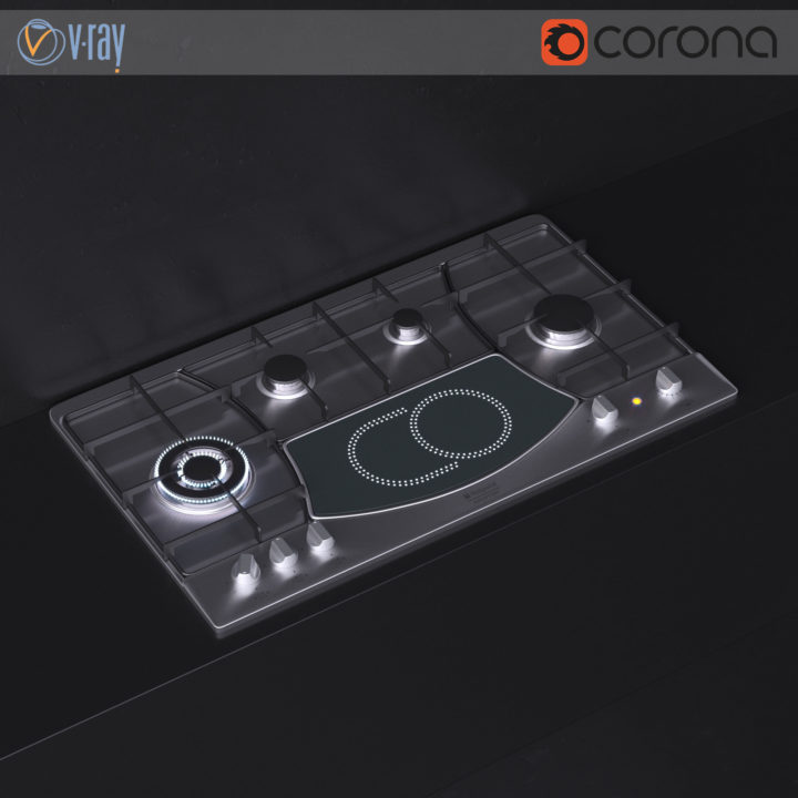 3D Hotpoint Ariston Hob 3D Model